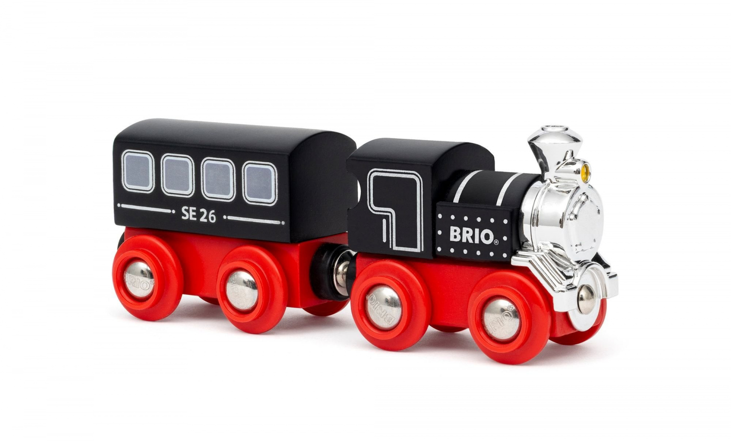 Ravensburger BRIO World 36047 - Tren de Viaje para niños a Partir de 3 años, Funciona con Pilas, Color Naranja/Negro Ravensburger BRIO World 36047 - Tren de Viaje para niños a Partir de 3 años, Funciona con Pilas, Color Naranja/Negro